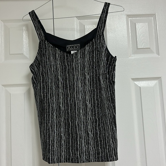 Two piece women’s petite Alex evenings, camisole and jacket size 16 petite  - Picture 4 of 6